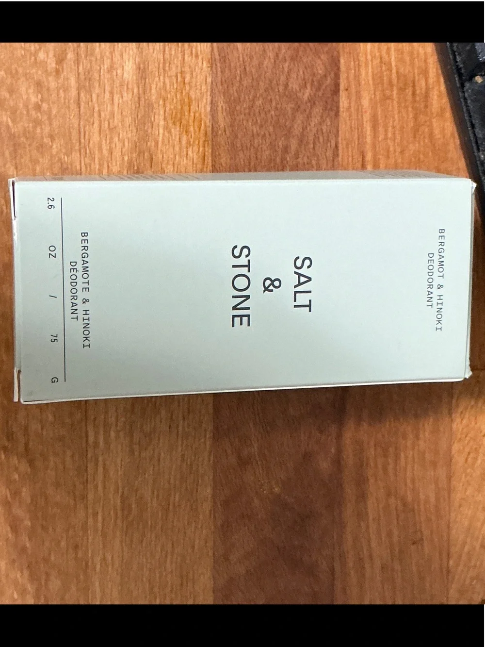 Bergamot & Hinoki Deodorant - Salt and Stone